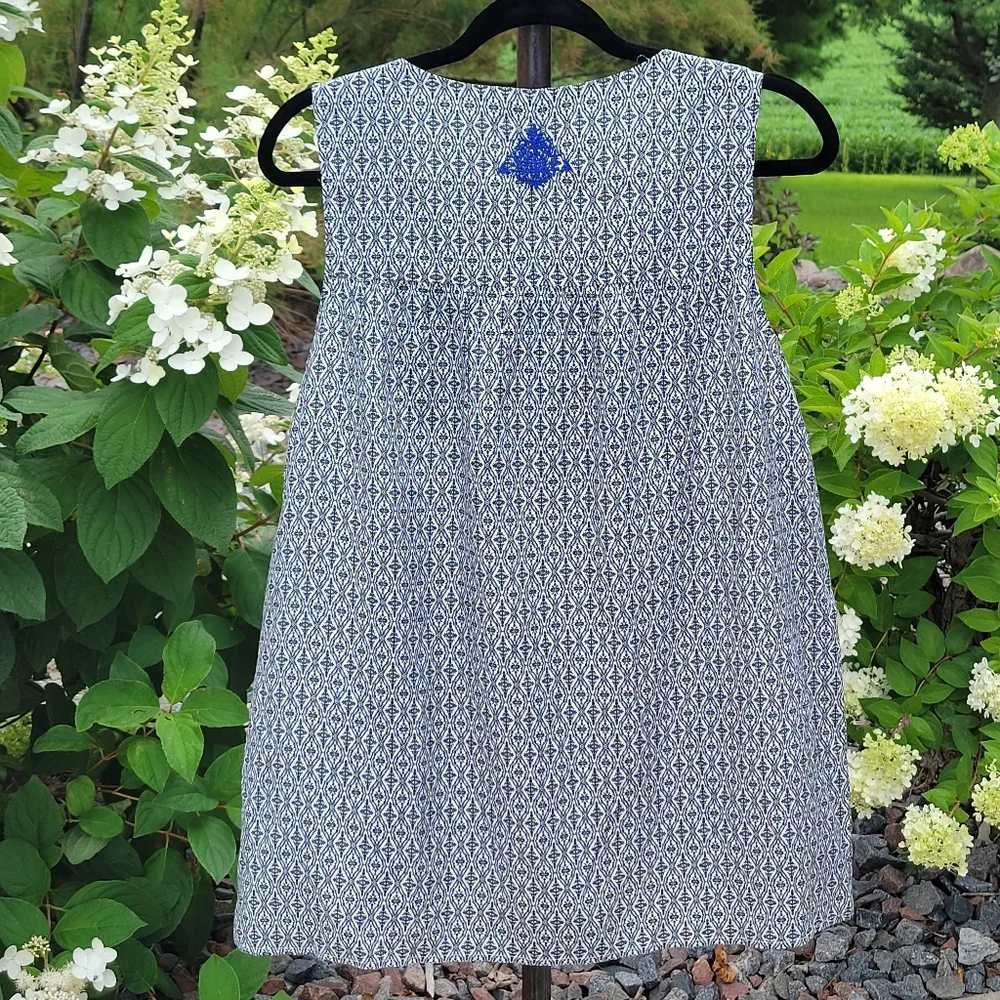 THML Black with Blue Embrodery Sleeveless Top Size L - Picture 2 of 13